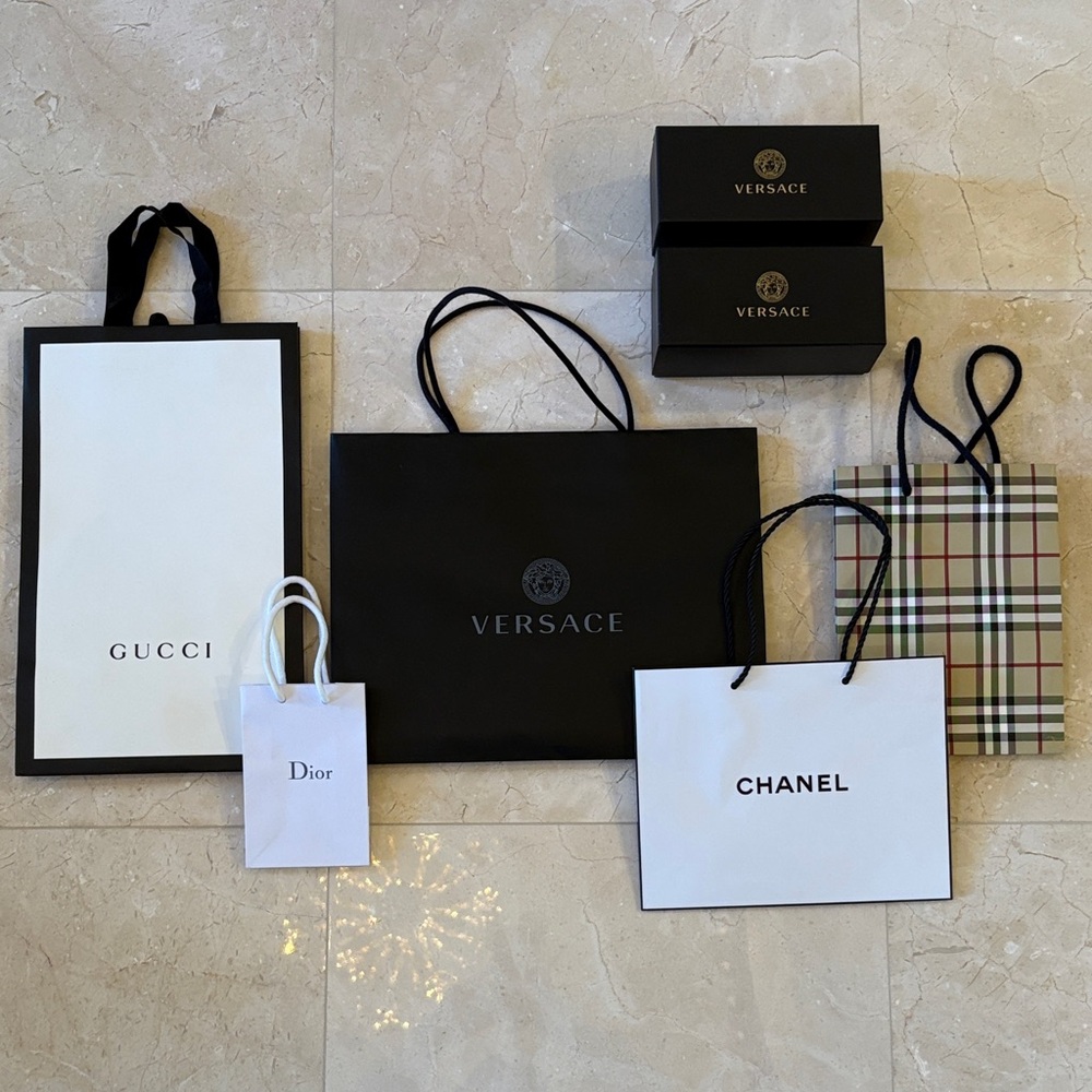 Gucci, Dior, Versace, Chanel, Burberry Designer Gift Set